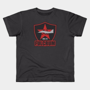 Mig-29 Fulcrum Patch Kids T-Shirt